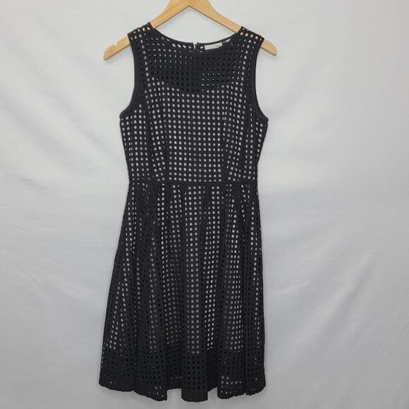 halogen fit and flare sleeveless dress with cutout details Double lined - Picture 5 of 14